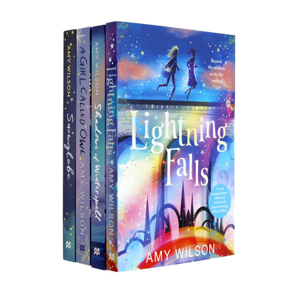 Amy Wilson 4 Books Collection Set (Snow globe, Shadows of Winter spell, A Girl Called Owl & Lighting Falls)