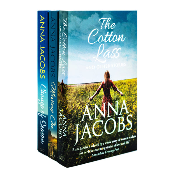Anna Jacobs 3 Books Collection Set (Moving On, Change of Season, Cotton Lass and other Stories)