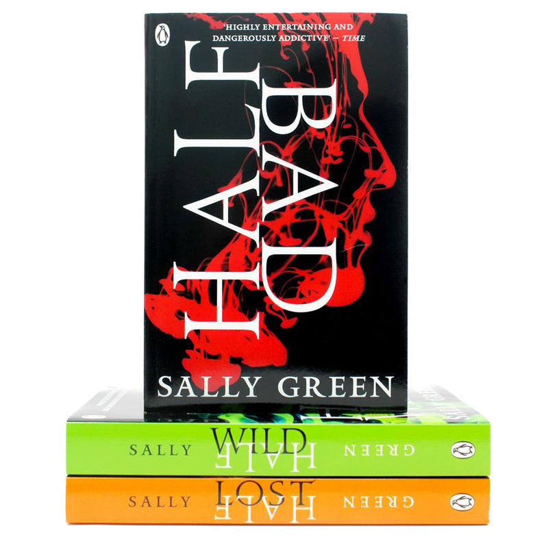 Photo of Half Bad Trilogy 3 Books Set by Sally Green on a White Background