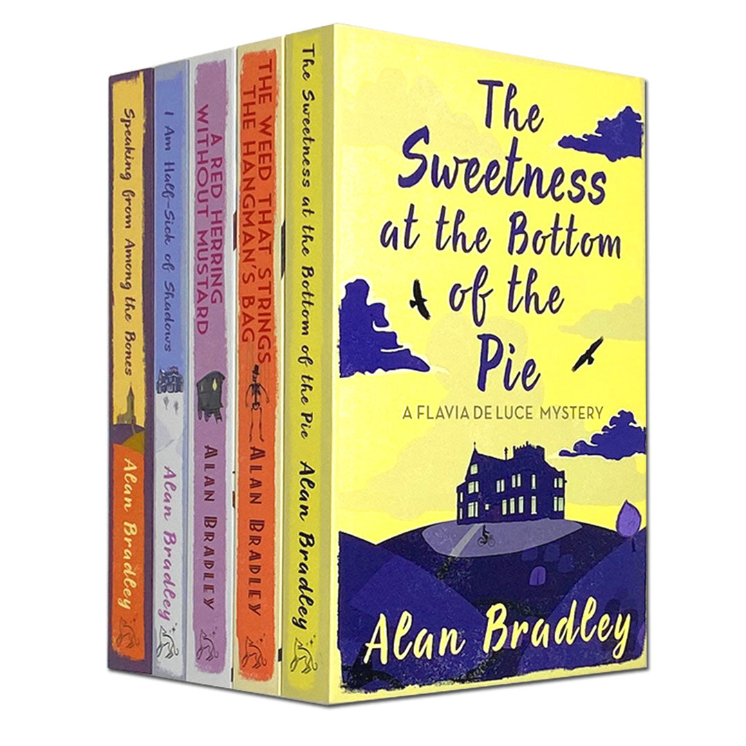 Flavia de Luce Mystery Series 5 Book Collection Set by Alan Bradley | Young Adult Detective Fiction, Whodunit Crime Novels & Mystery Books