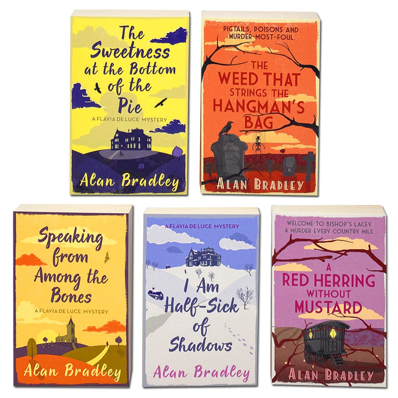 Flavia de Luce Mystery Series 5 Book Collection Set by Alan Bradley | Young Adult Detective Fiction, Whodunit Crime Novels & Paperback Mystery Books