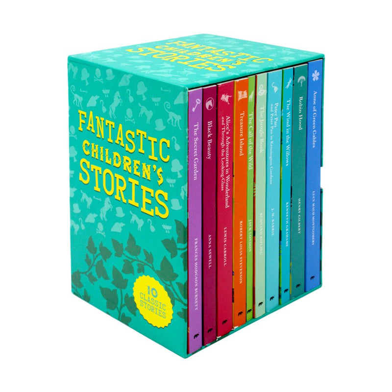 Fantastic Childrens 10 Classic Stories Robin Hood, Peter Pan, The Jungle Book Box Set