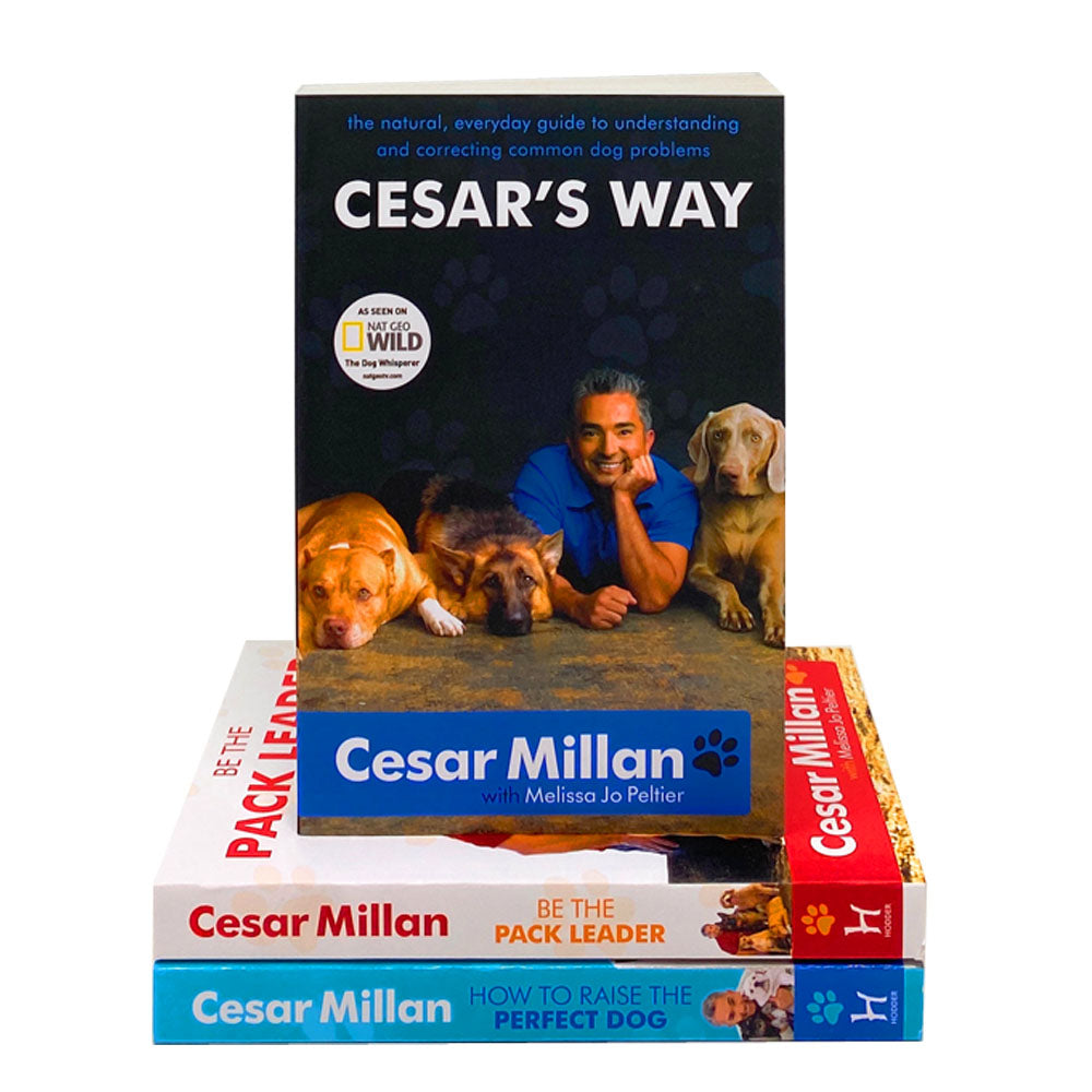 Cesar Millan 3-Book Collection Set– The Perfect Dog Training Guide| Cesar's Way to Dog Behavior,Pet Care & Canine Psychology for Dog Owners & Trainers