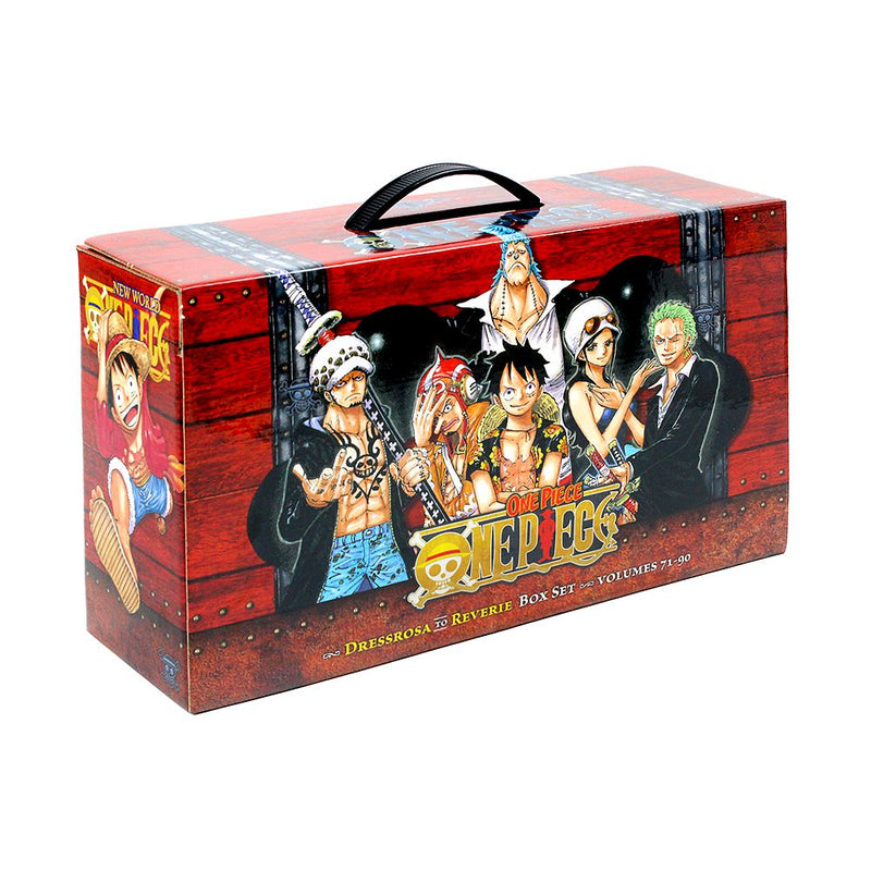 One Piece Box Set 4 by Eiichiro Oda 20 Books: Dressrosa to Reverie: Vo –  Lowplex