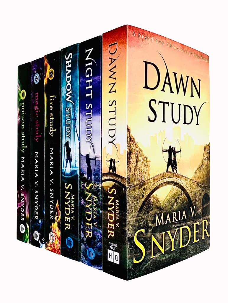 Chronicles of Ixia Series – 6 Book Set by Maria V. Snyder (Poison Study, Magic Study & More) | YA Fantasy, Magic, Adventure, Quests, Paperback Fiction