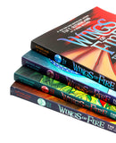 Wings of Fire Graphic Novels Paperback Box Set By Tui T. Sutherland  (The Dragonet Prophecy, The Lost Heir, The Hidden Kingdom and The Dark Secret):