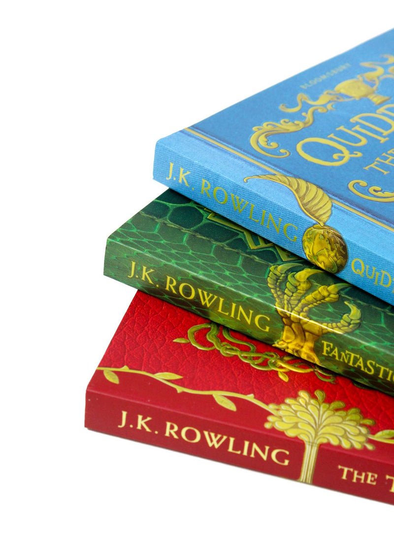 J.K Rowling The Hogwarts Library 3 Books Box Set Collection