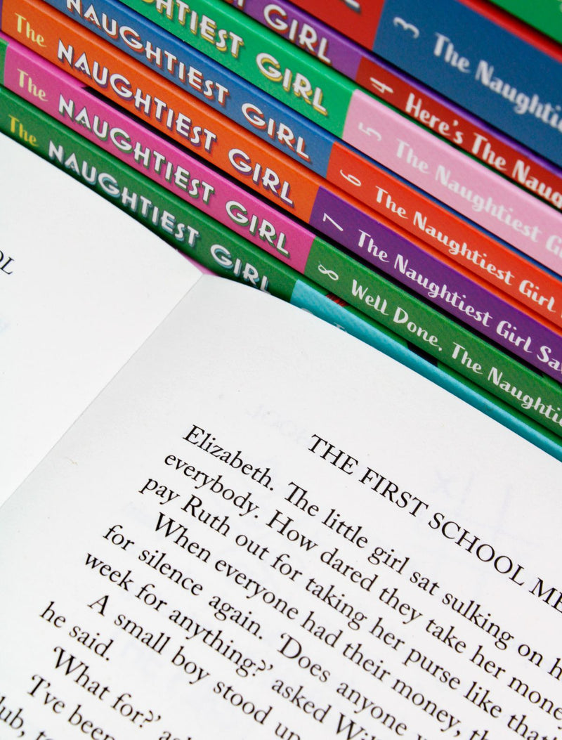 Enid Blyton The Naughtiest Girl 10 Book Collection – Classic Children's Adventure Stories on Friendship, Learning & Family Values (Paperback Set)