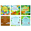 Usborne Pop Up 3 Books Set Collection by Fiona Watts, Jungle, Garden, Dinosaurs...