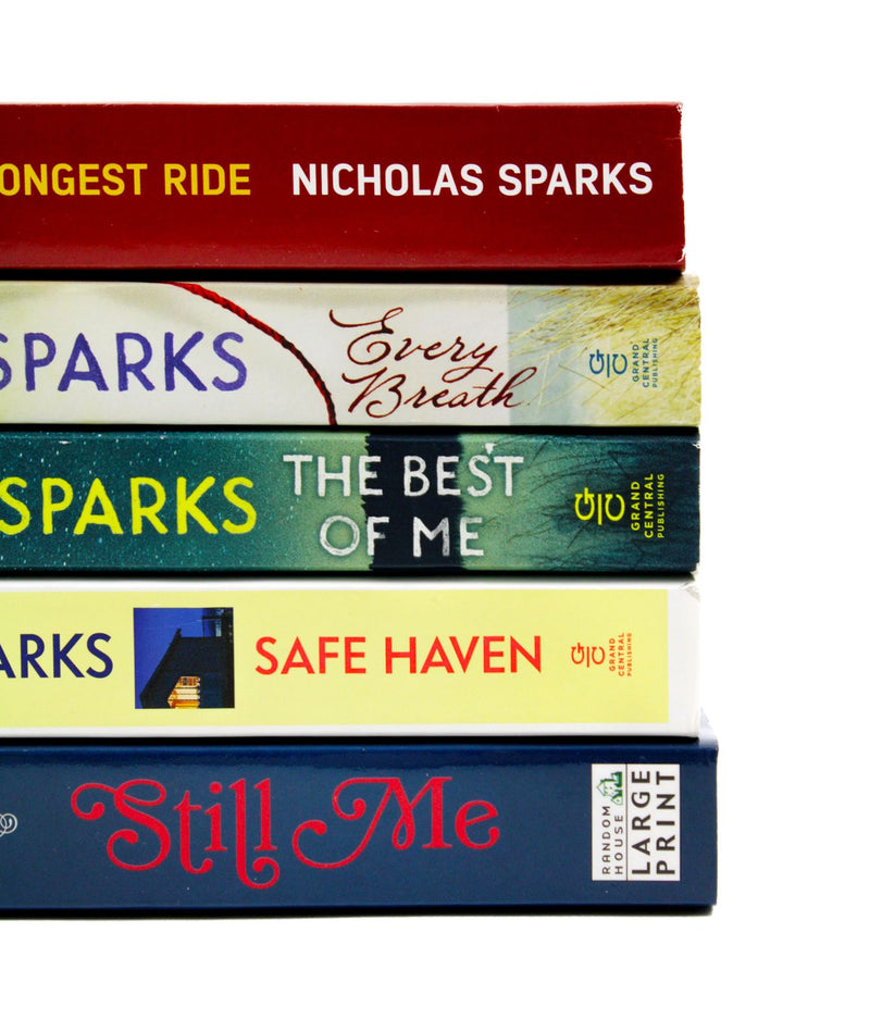 Nicholas Sparks 5 book set 4 ( The Longest Ride, Every Breath, Safe Haven, The Best of me, Still Me)