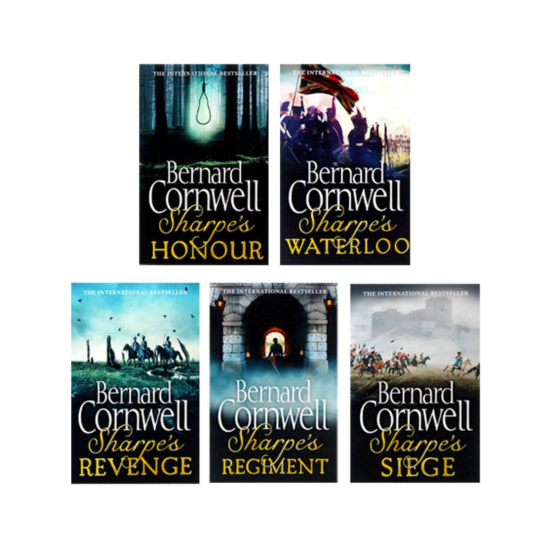 Bernard Cornwell The Sharpe Series  5 Books Collection Set (16-20) Waterloo, Siege