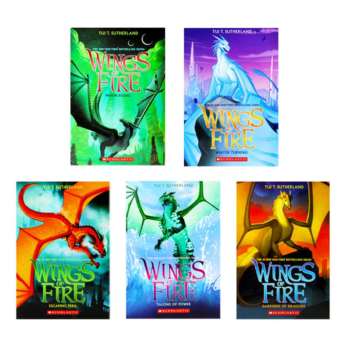 Wings of Fire: The Jade Mountain Prophecy Book Set (Books 6–10) – Dragon Fantasy Series by Tui T. Sutherland | Epic Kids Fiction for Ages 9–14