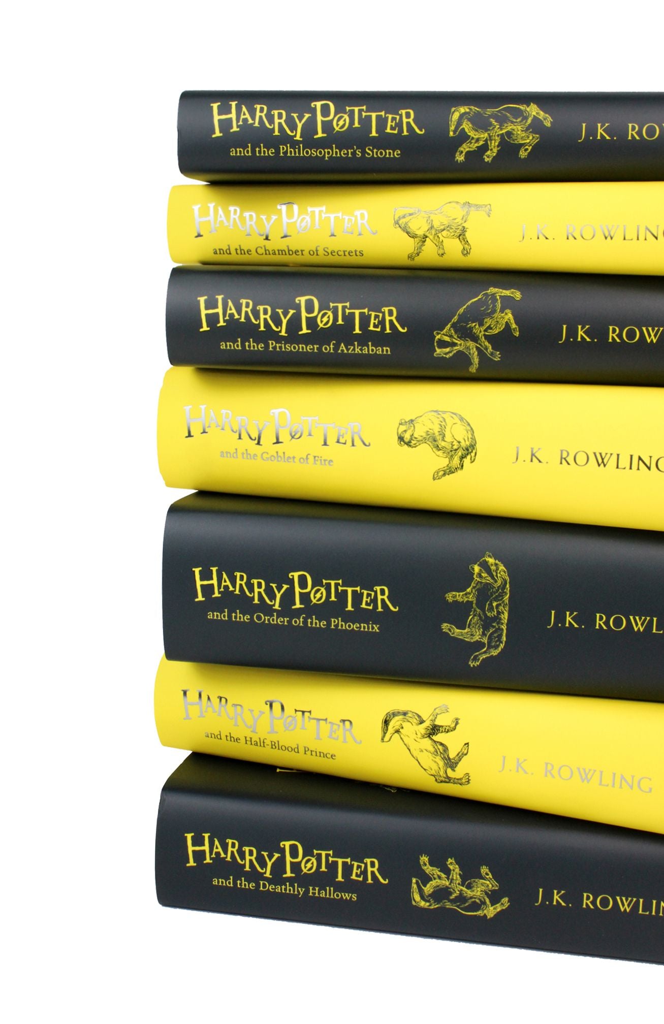 Harry Potter Hufflepuff House Editions Hardback Box Set: J.K.