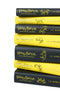 Photo of Harry Potter Hufflepuff House Collectors Edition Spines by J.K. Rowling on a White Background