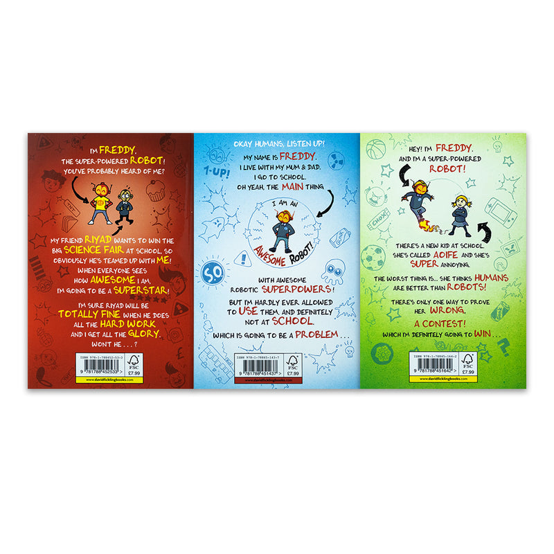 Awesome Robot Chronicles Series Books 1–3 Collection by Neill Cameron –Robot Adventures, Kids Fiction,Action Tales,Paperback Stories for Youth Reading