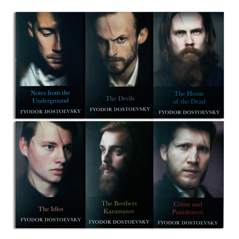 The Complete Collection of Fyodor Dostoevsky 6 Books Box Set Notes From The Underground, Crime and Punishment, The Brothers Karamazov, The Devils, The Idiot & The House of the Dead)