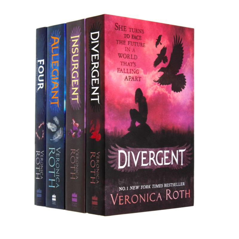 Divergent Insurgent Allegiant Trilogy 4 Books Collection By Veronica Roth