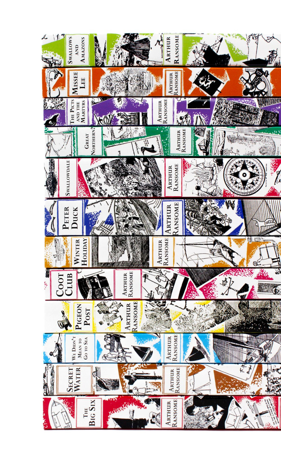 Swallows and Amazons 12 Book Set by Arthur Ransome | Classic Children's Adventure Series, Outdoor Fun, Timeless Tales, Family Reading