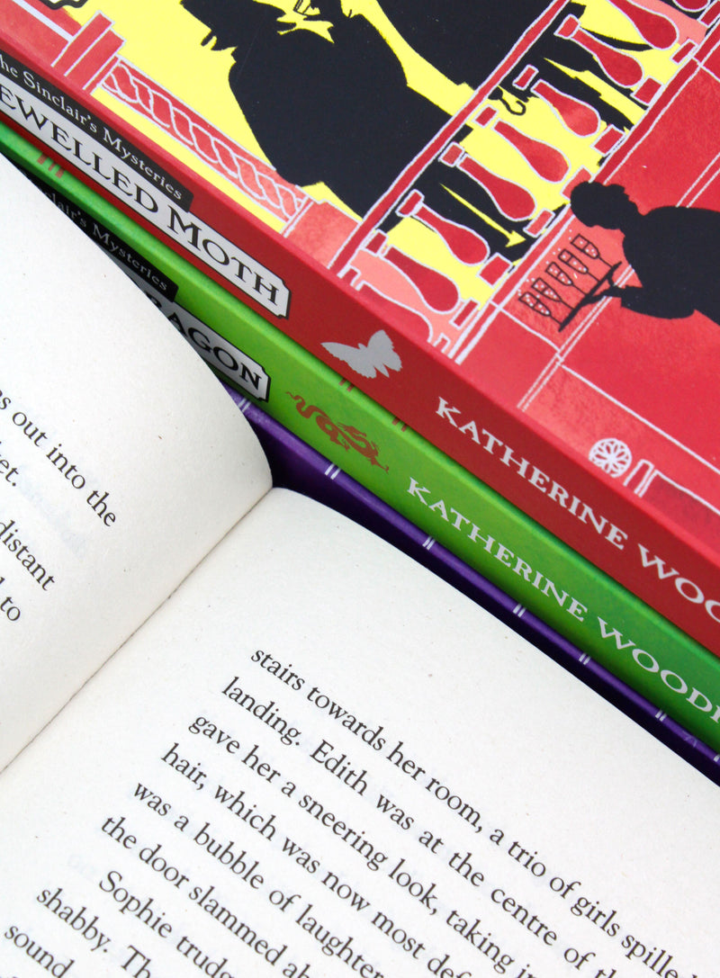 Katherine Woodfine Sinclairs Mysteries 4 Books Collection | Kids Mystery Series Paperback Set for Reading, Adventure, School & Bedtime Stories