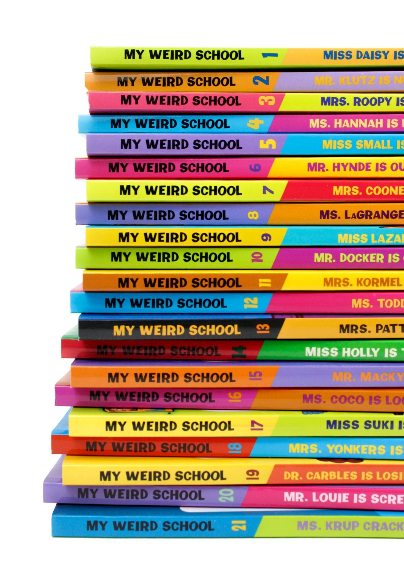 My Weird School Box Set by Dan Gutman - 21 Fun Books for Kids