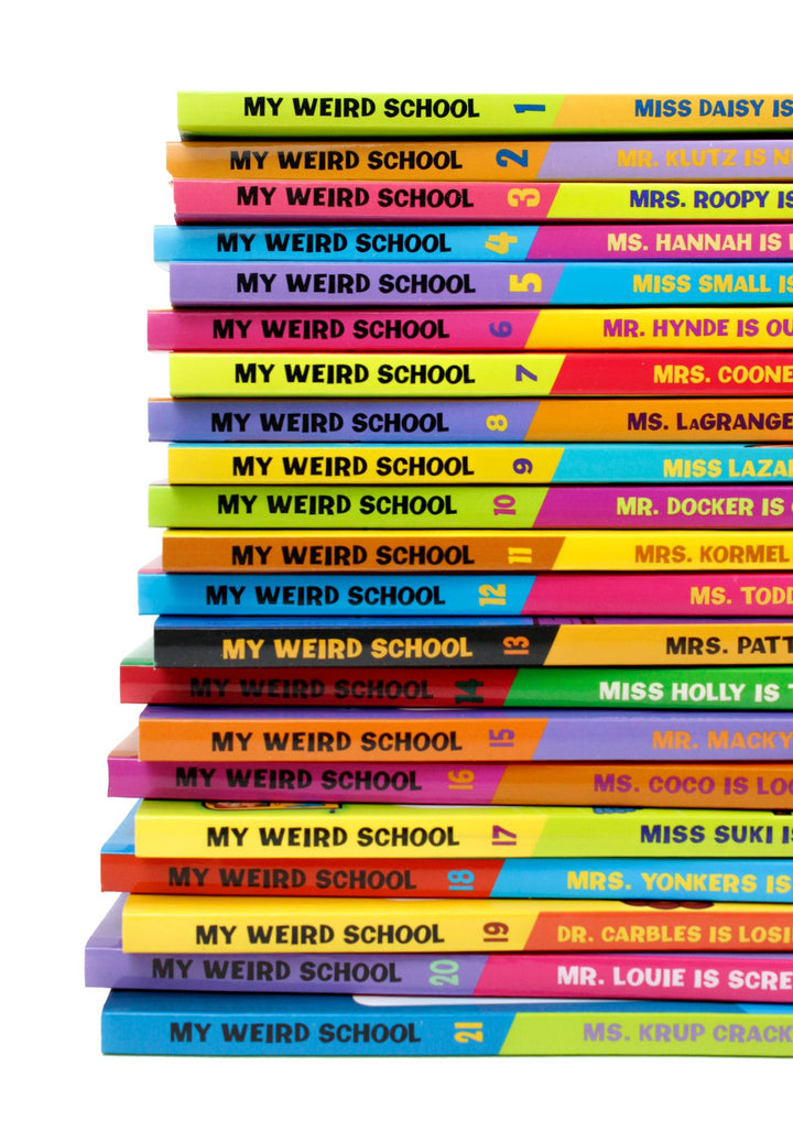 My Weird School 21 Book Box Set by Dan Gutman – Fun & Educational Children's Fiction, Humorous School Stories for Young Readers & Learners