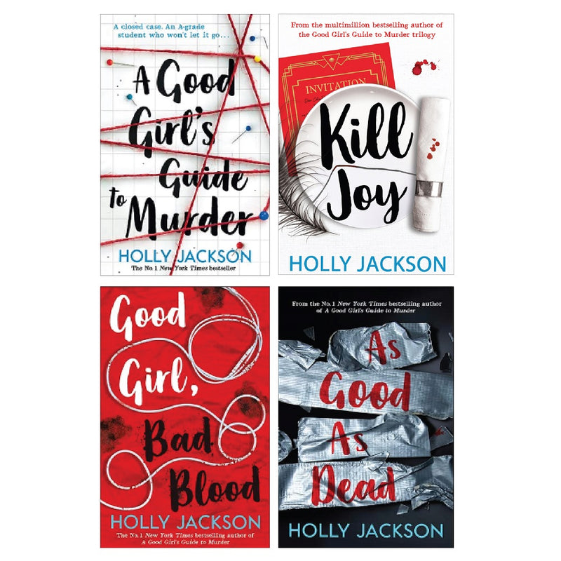Holly Jackson 4 Books Collection Set By Holly Jackson(Good Girl Bad Blood, A Good Girl's Guide to Murder, Kill Joy)