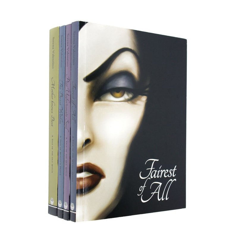 Disney Villain Tales Series Collection 4 Books Set By Serena Valentino (Fairest Of All, Poor Unfortunate soul..)