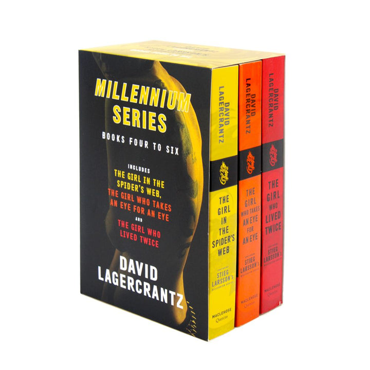 Millennium Series 3-Book Collection Box Set (Books 4-6) by David Lagercrantz—Thriller, Mystery,Suspense, Must-Read Fiction from Stieg Larsson's Legacy