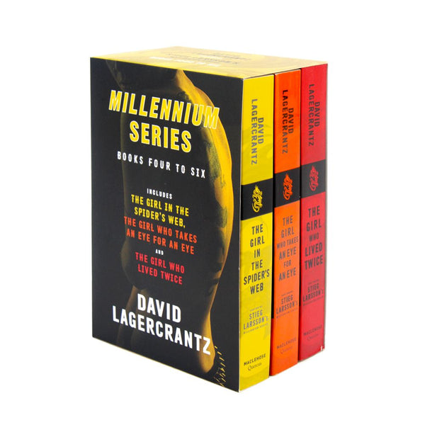 Stieg Larssons Millennium Series 3 Books Collection Box Set (4-6) David Lagercrantz