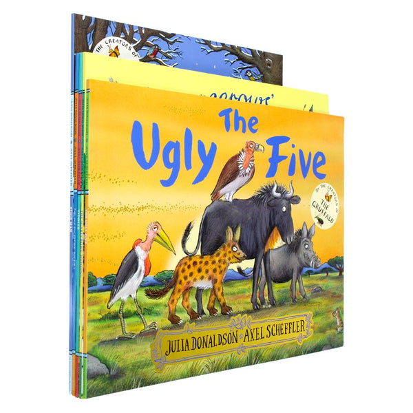 Photo of The Ugly Five 5 Book Collection by Julia Donaldson on a White Background