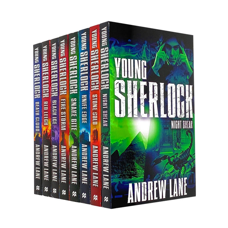 Andrew Lane Collection Young Sherlock Holmes Series Action 8 Books Set