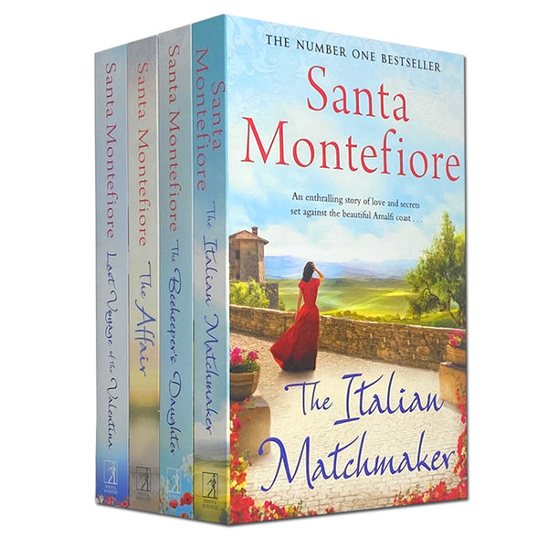 Santa Montefiore Collection 4 Book Set Inc The Affair, Italian Match Maker