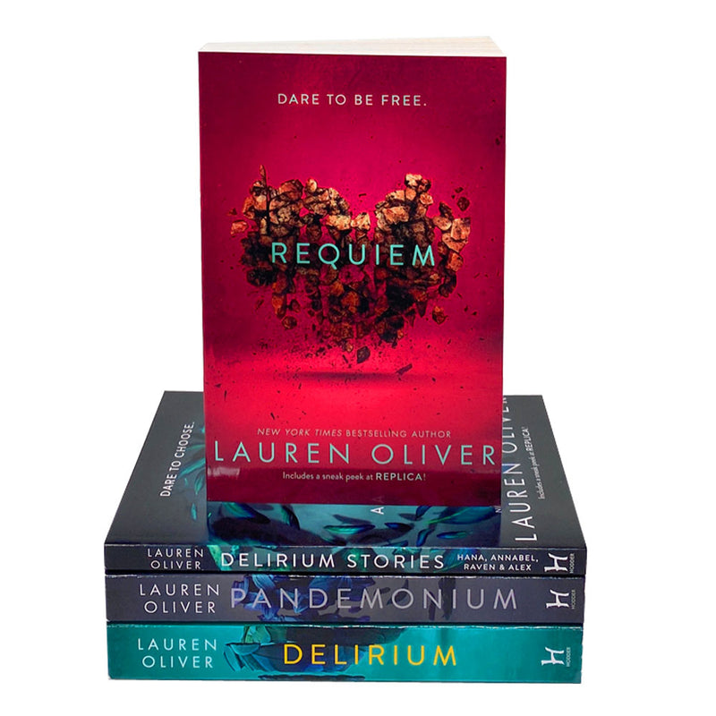 Delirium Series The Complete 4 Books Collection Box Set By Lauren Oliver