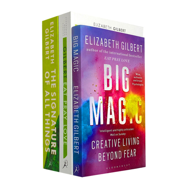 Elizabeth Gilbert 3 Books Collection Set Big Magic,Signature of All Things