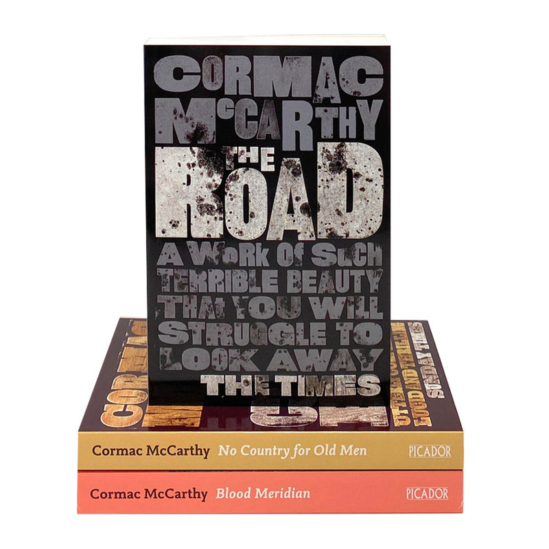 Cormac McCarthy 3 Books Collection Set The Road, No Country for Old Men