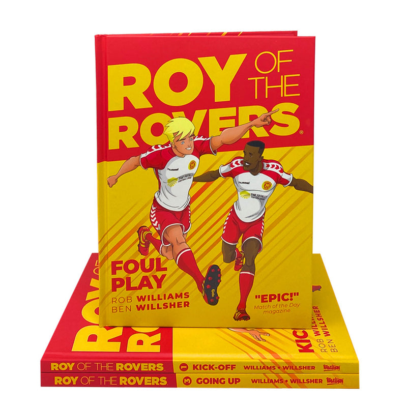 Roy of the Rovers Graphic Novel 3 Books Collection Set Kick Off Foul Play Going up