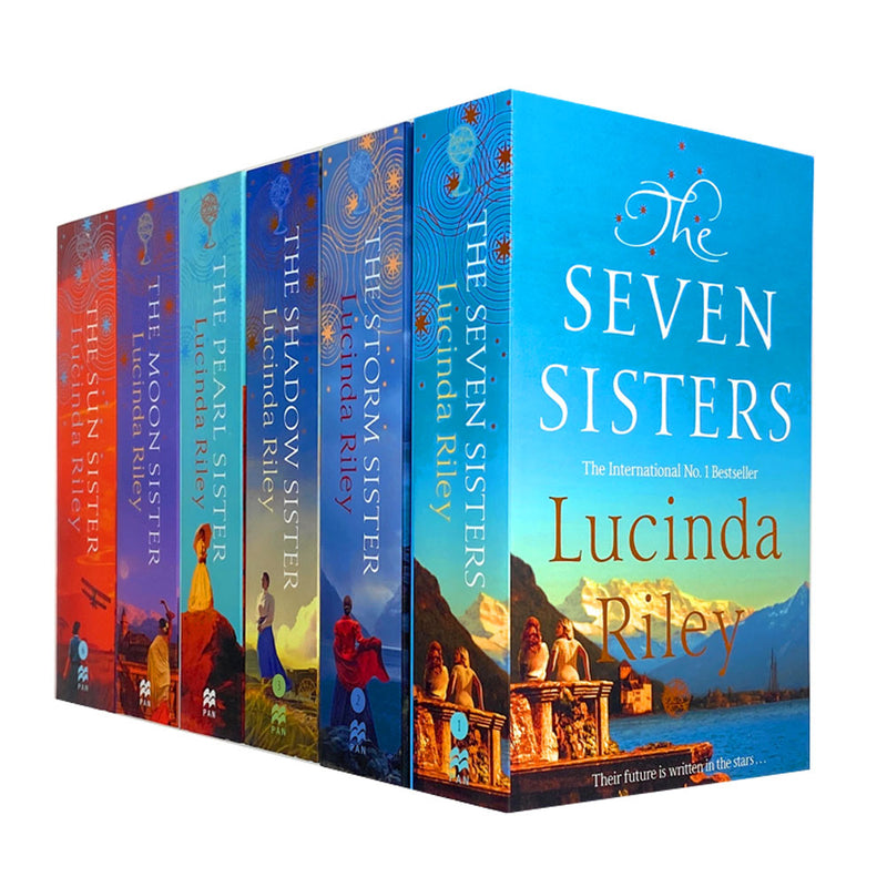 Lucinda Riley The Seven Sisters Series 6 Books Collection Set ( The Seven Sisters, The Storm Sister, The Shadow Sister, The Pearl Sister, The Moon Sister & The Sun Sister)