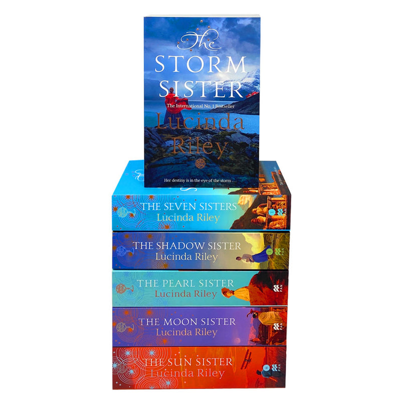 Lucinda Riley The Seven Sisters Series 6 Books Collection Set ( The Seven Sisters, The Storm Sister, The Shadow Sister, The Pearl Sister, The Moon Sister & The Sun Sister)