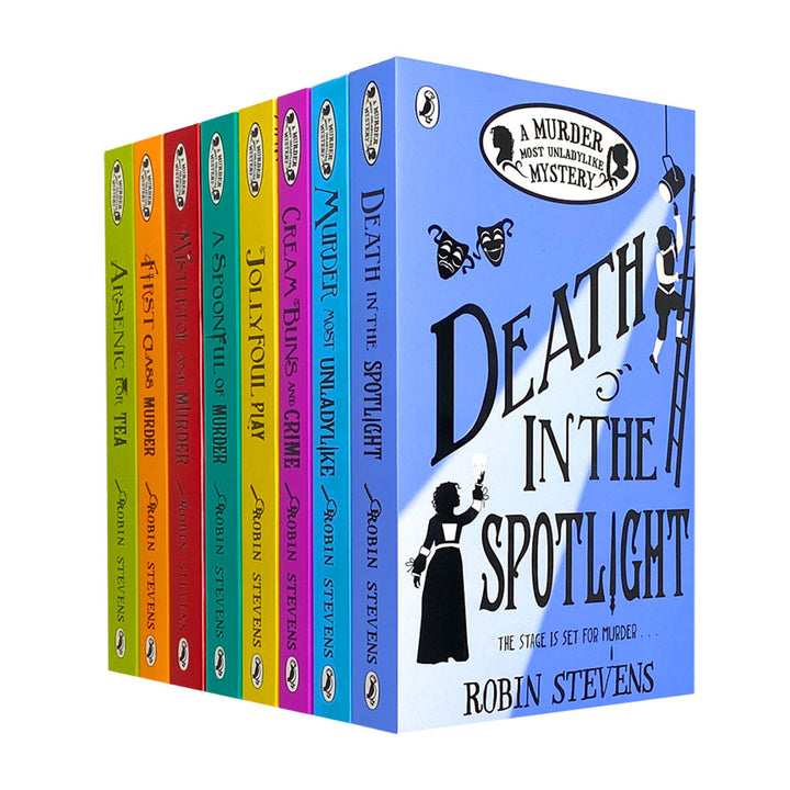 Robin Stevens A Murder Most Unladylike 8 Book Set Collection– Mystery, Murder, Detective Adventure, Suspense & Fun Stories for Young Readers