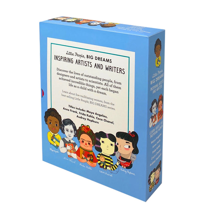 Little People, Big Dreams Inspiring Artists & Writers – 5 Book Collection Box Set | Illustrated Children's Stories for Creativity & Education