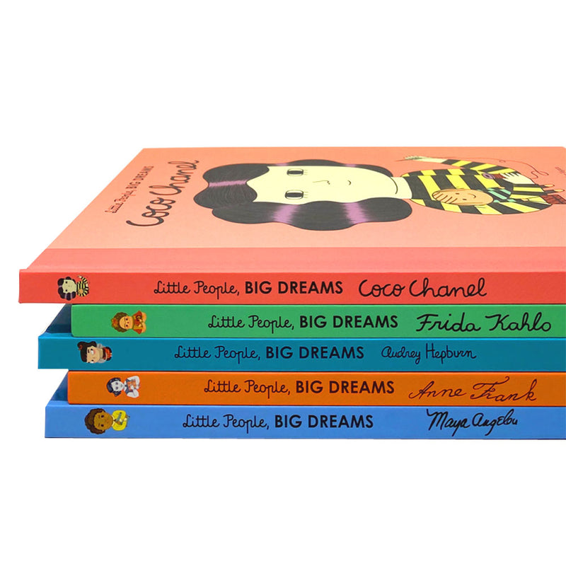 Little People, Big Dreams Inspiring Artists & Writers – 5 Book Hardback Collection Box Set | Illustrated Children's Stories for Creativity & Education