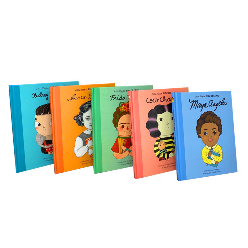 Little People, Big Dreams Inspiring Artists & Writers – 5 Book Hardback Collection Box Set | Illustrated Children's Stories for Creativity & Education