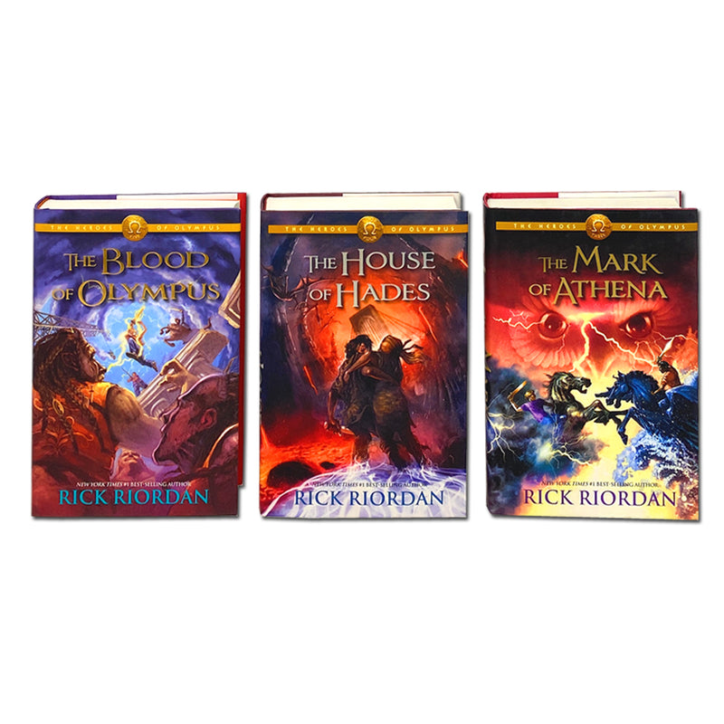 Rick Riordan Heroes Of Olympus 3 Book Set Collection Vol- 3-5