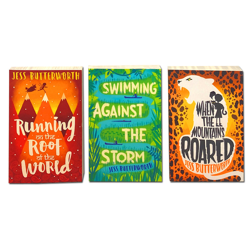 Jess Butterworth Collection 3 Books Set (Running Mountains & Swimming)