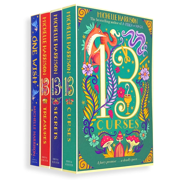 Michelle Harrison 13 Treasures Series 4 Books Collection Set Thirteen Curses