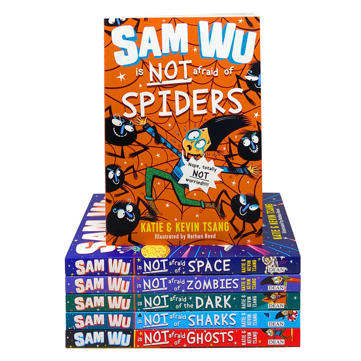 Sam Wu Is Not Afraid 6 Book Children's Collection Box Set by Kevin & Katie Tsang – Fun Adventure Series, Kids Fiction, Reading for Children