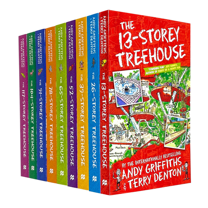 Treehouse Collection The 13 Storey Treehouse Collection 9 Books Set By Andy Griffiths & Ter ...