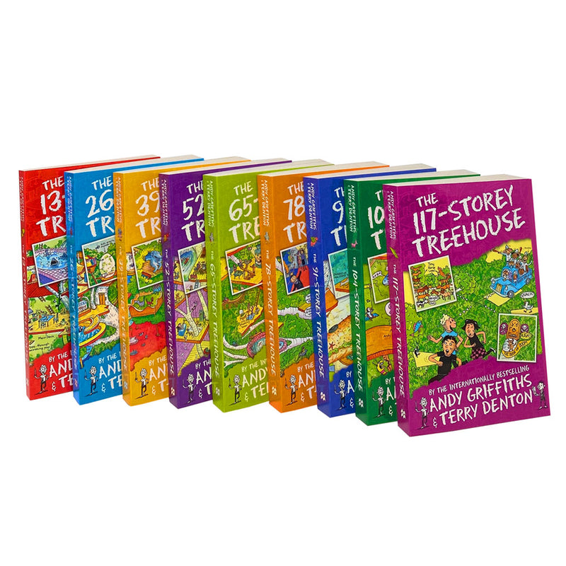 Treehouse Collection The 13 Storey Treehouse Collection 9 Books Set By Andy Griffiths & Ter ...
