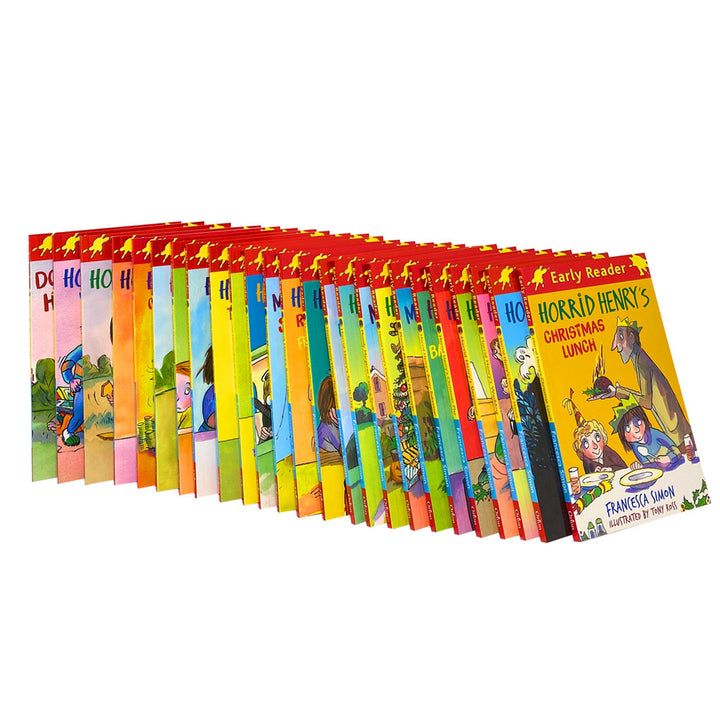 Horrid Henry Early Reader 25 Book Collection Box Set by Francesca Simon | Fun & Adventurous Children's Stories| Bestselling Fiction for Kids