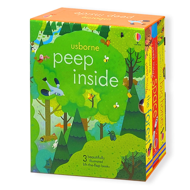 Usborne Peep Inside 3 Books Collection Box Set By Anna Milbourne